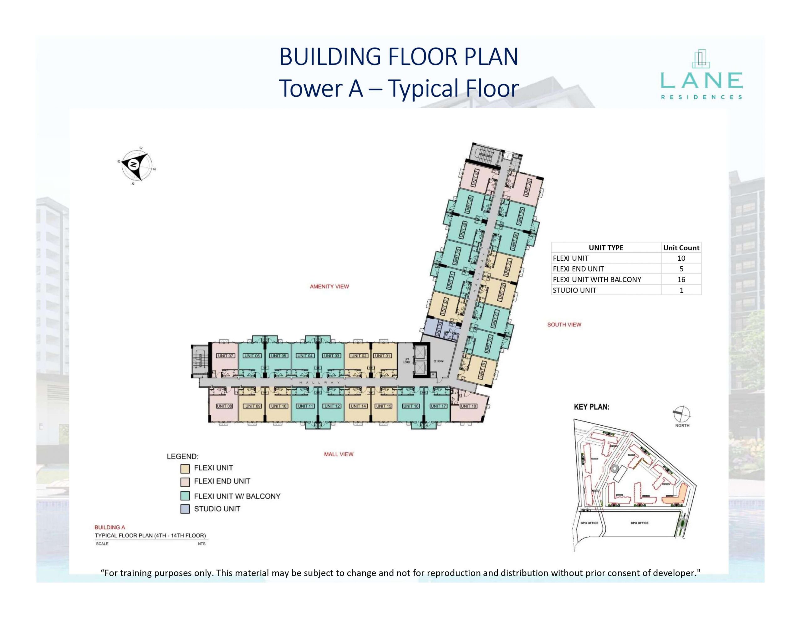Tower A - Typical Floor