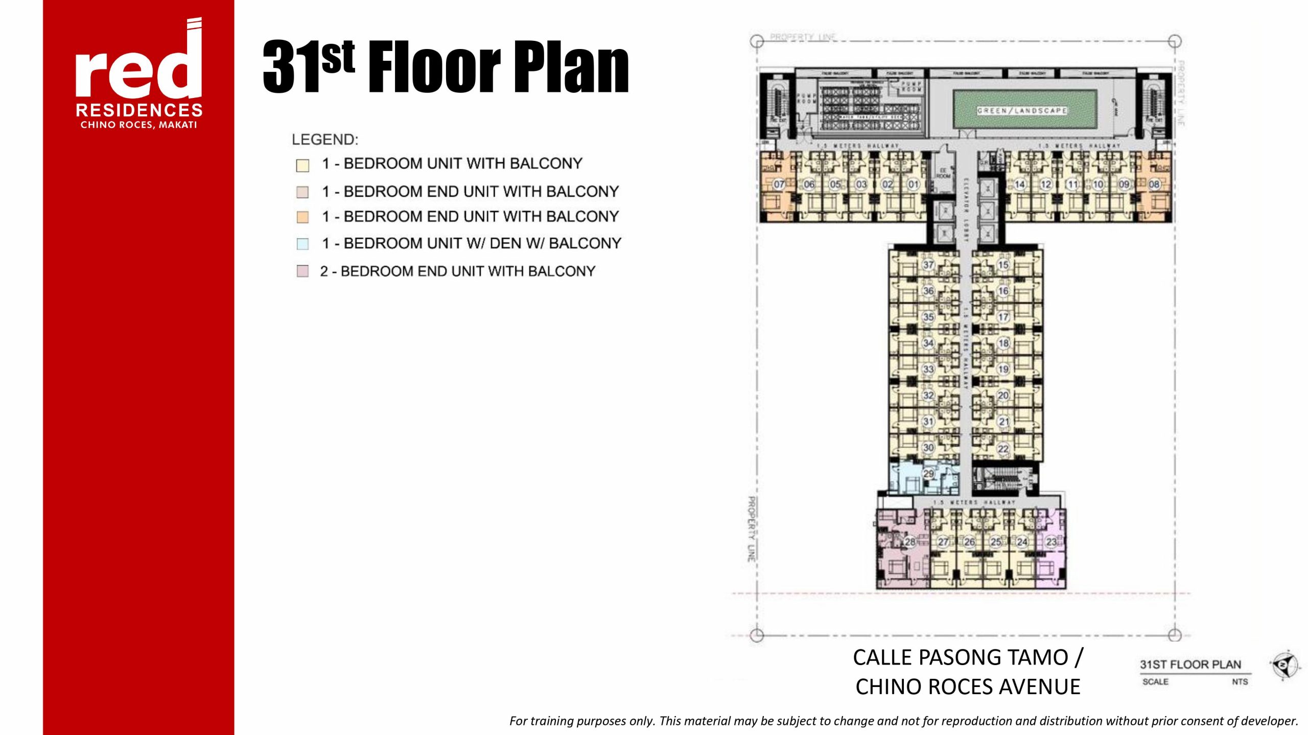 31st Floor Plan